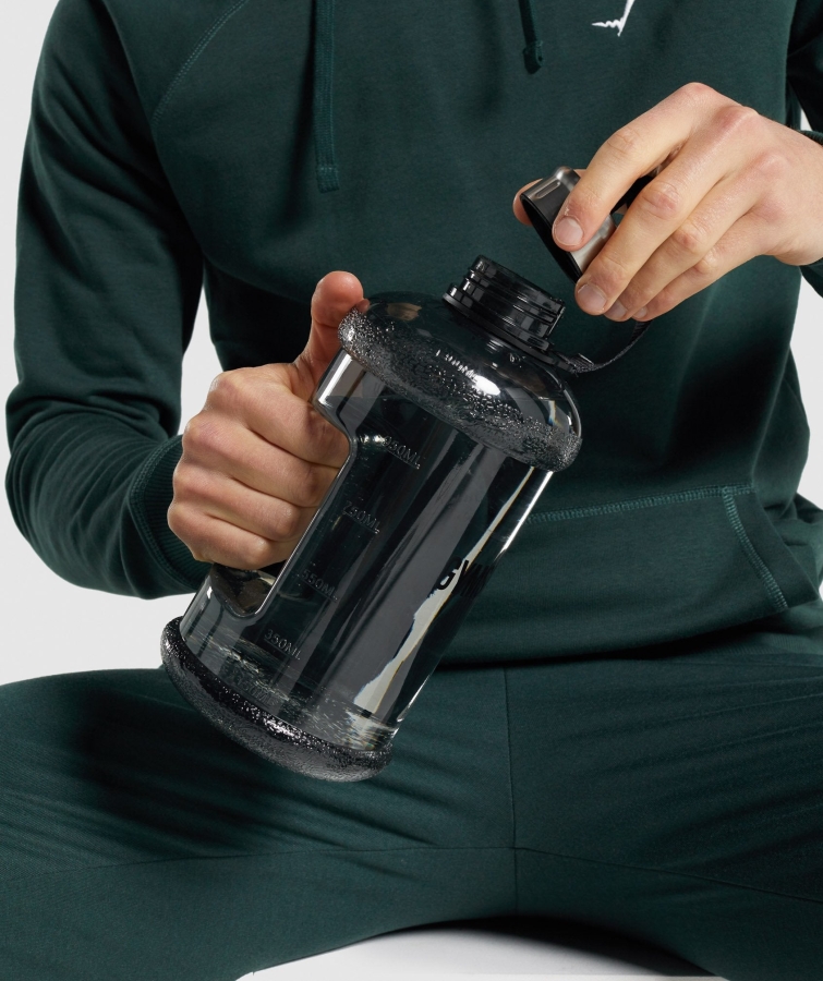 Gymshark 1.3l Su şişesi Siyah