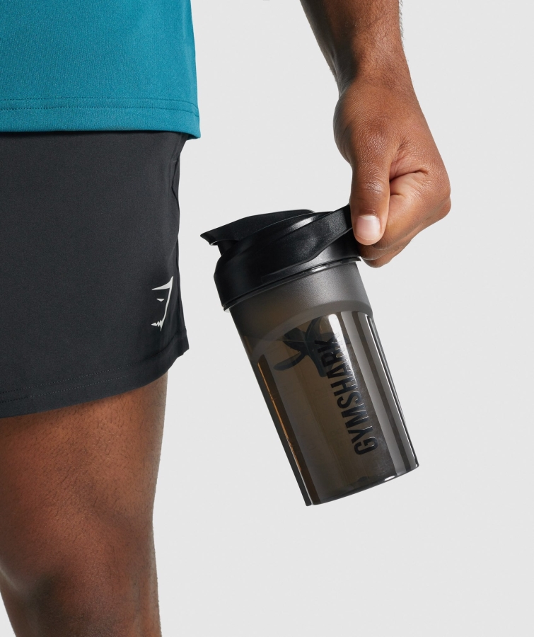Gymshark 400ml çalkalayıcı şişe Siyah