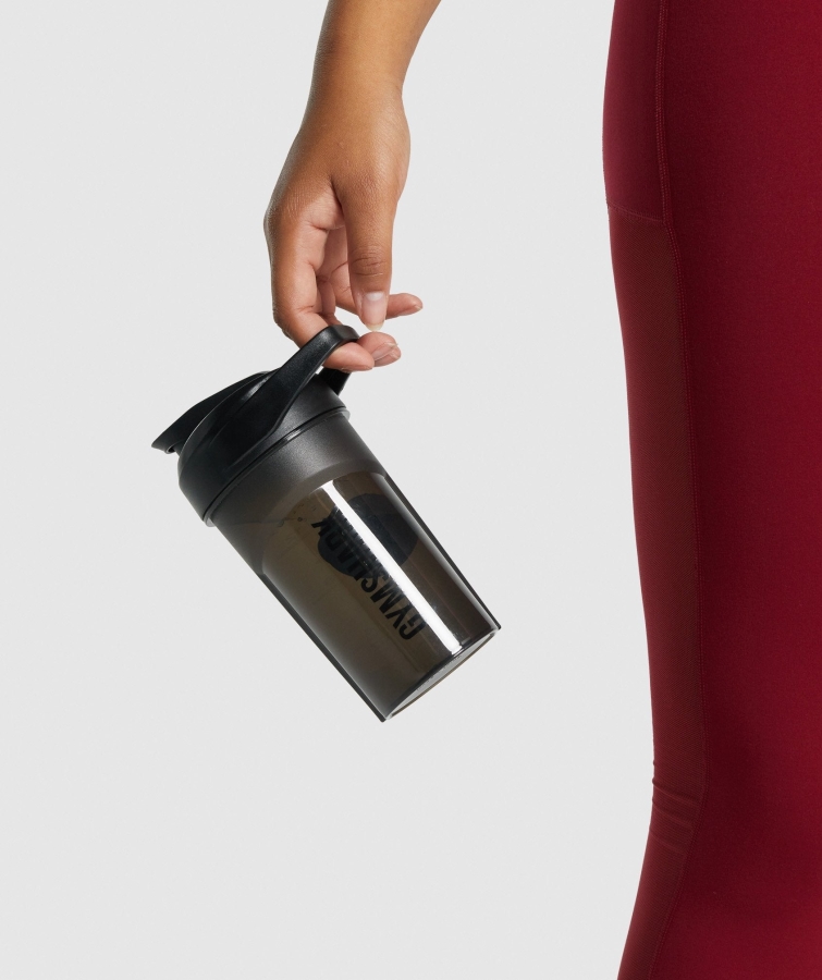 Gymshark 400ml çalkalayıcı şişe Siyah