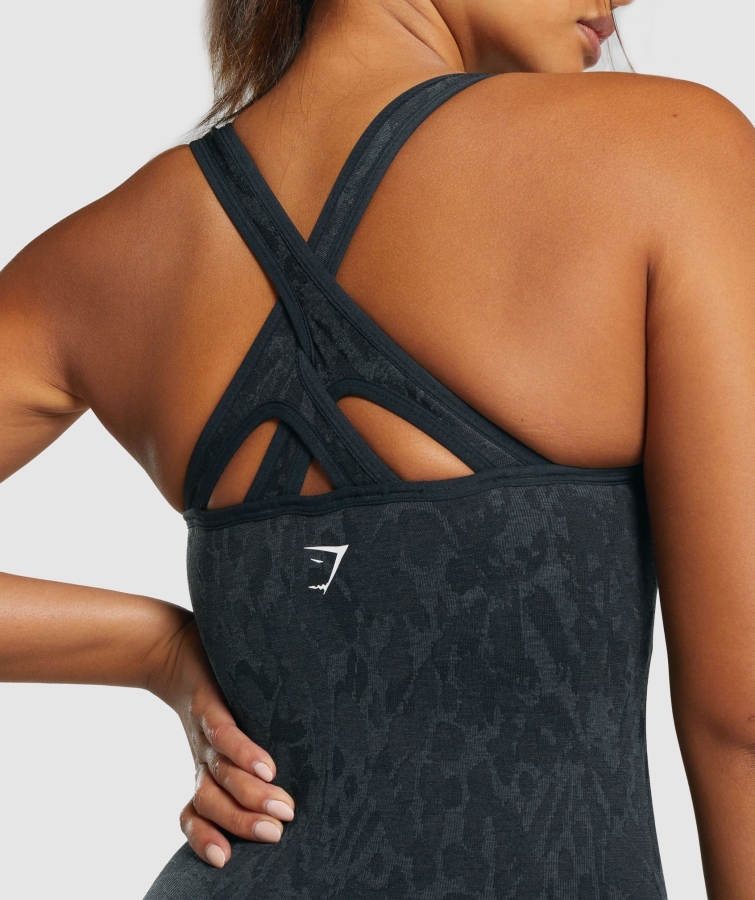 Gymshark Adapte Hayvan Sorunsuz Hepsi Bir Arada Kelebek-siyah