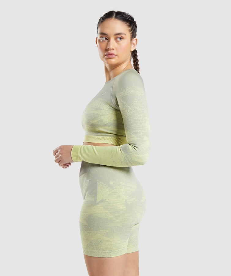 Gymshark Adapt Ombre Kırpma üst üçgen-taupe Gri