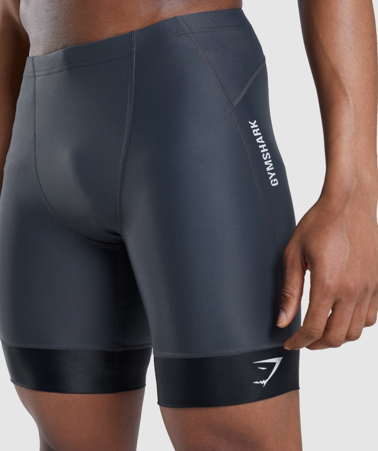 Gymshark Apex Multi şort Oniks Gri-siyah