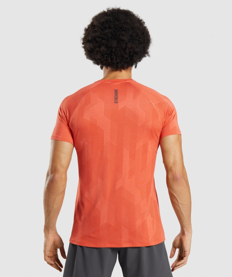 Gymshark Apeks T-shirt Baharatlı Turuncu-papaya Turuncu