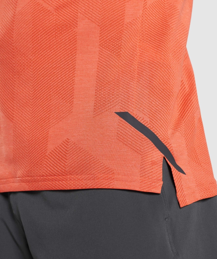 Gymshark Apeks T-shirt Baharatlı Turuncu-papaya Turuncu