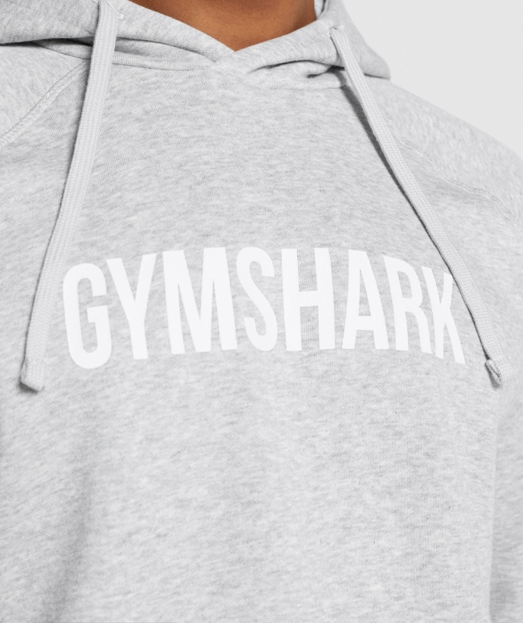 Gymshark Apollo Kapüşonlu Açık Gri çekirdek Marn