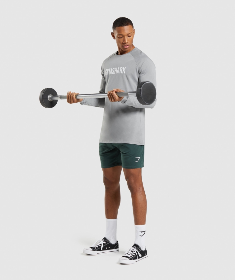 Gymshark Apollo Uzun Kollu Tişört Dumanlı Gri