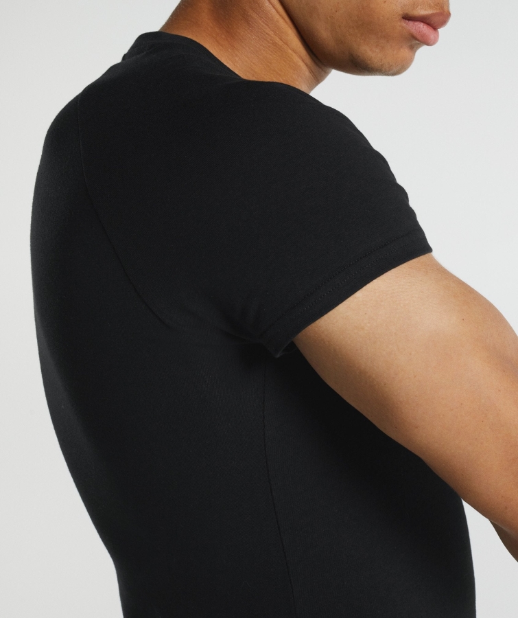 Gymshark Apollo Tişört Siyah