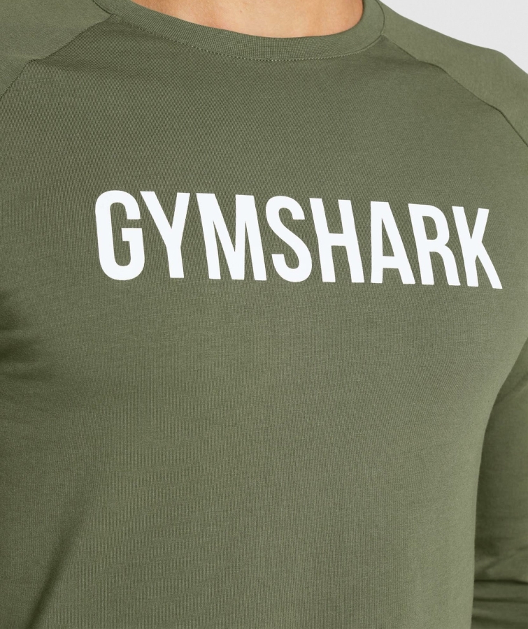 Gymshark Apollo Tişört çekirdek Zeytin