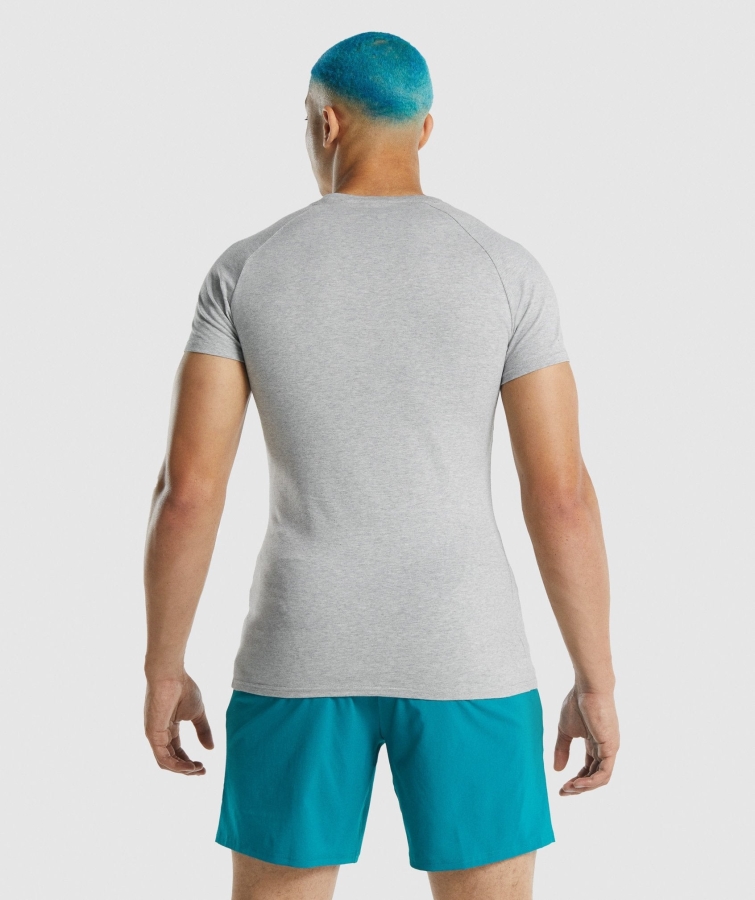 Gymshark Apollo T-shirt Açık Gri Marn
