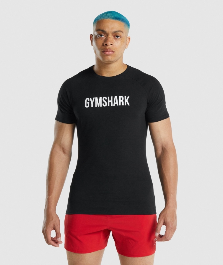 Gymshark Apollo T-shirt Erkek Siyah