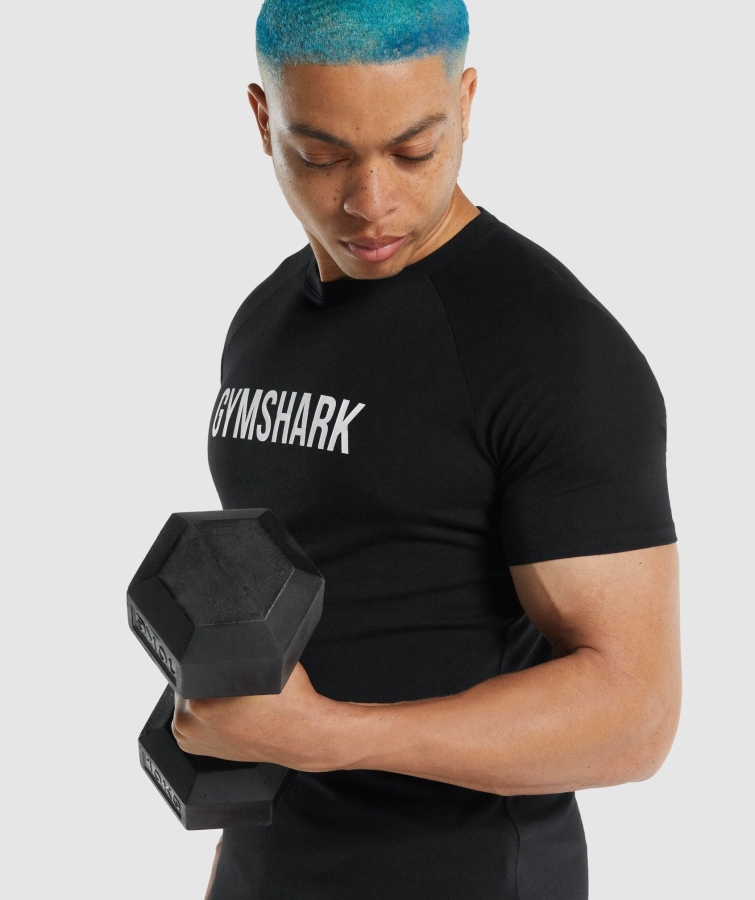Gymshark Apollo T-shirt Erkek Siyah