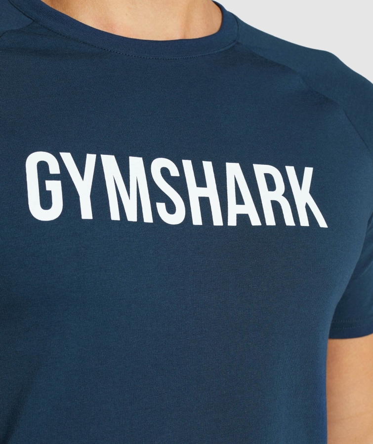Gymshark Apollo T-shirt Erkek Lacivert