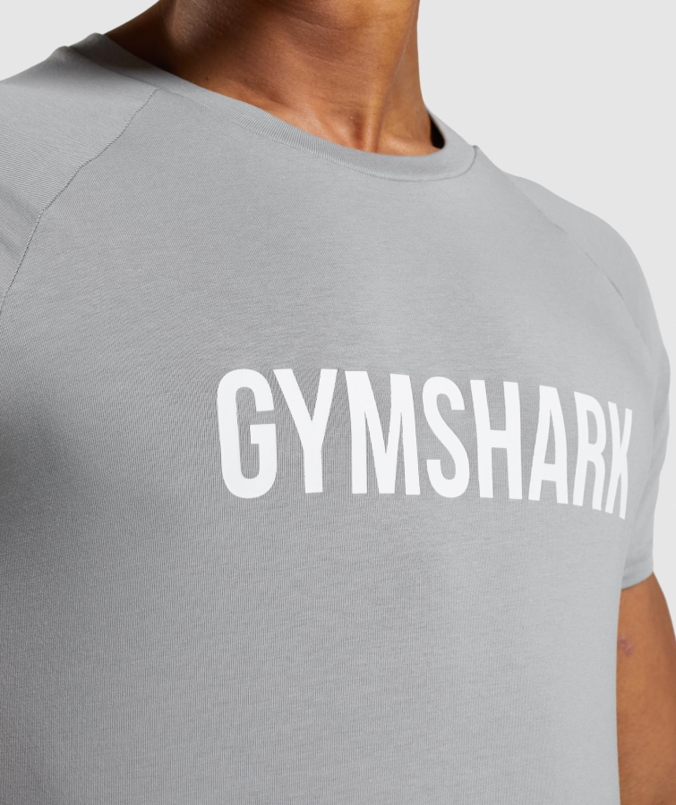 Gymshark Apollo Tişört Dumanlı Gri