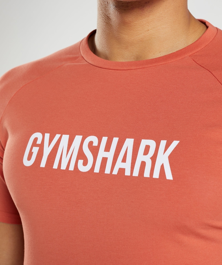 Gymshark Apollo Tişört Fırtına Kırmızısı