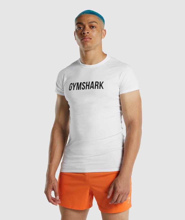 Gymshark Apollo Tişört Beyaz