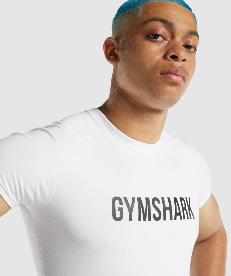 Gymshark Apollo Tişört Beyaz