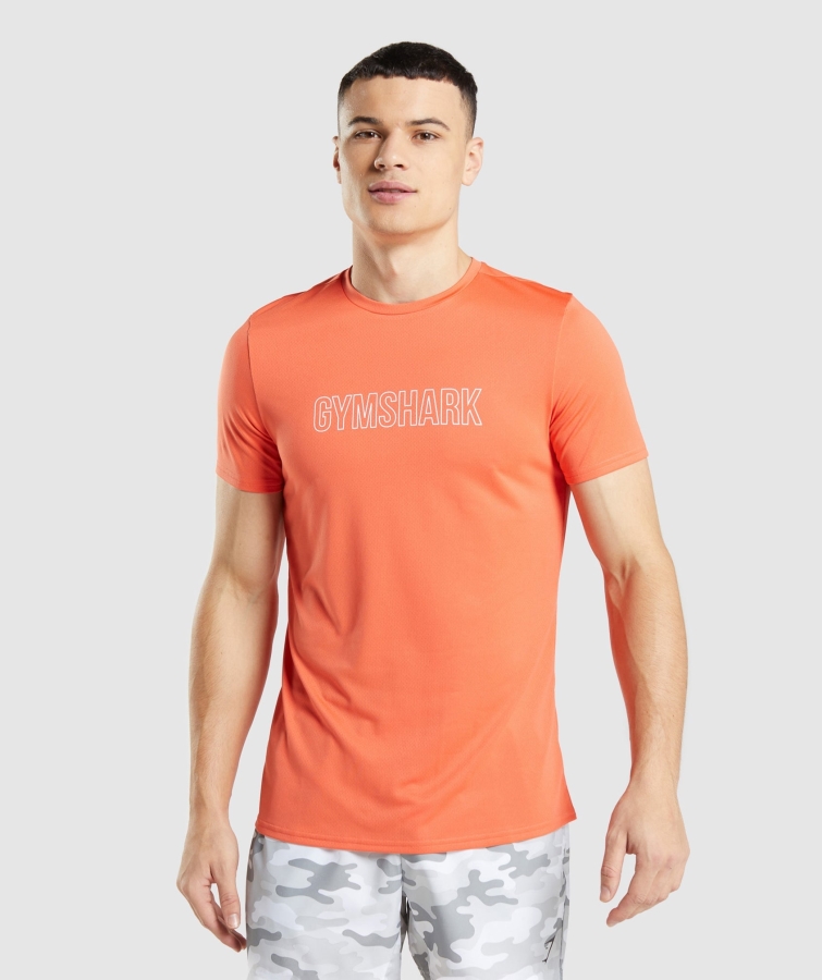 Gymshark Varış Grafik T-shirt Papaya Turuncu