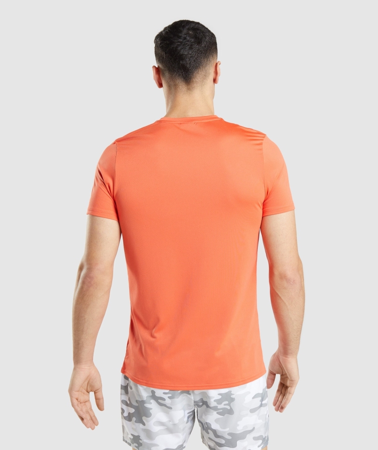 Gymshark Varış Grafik T-shirt Papaya Turuncu