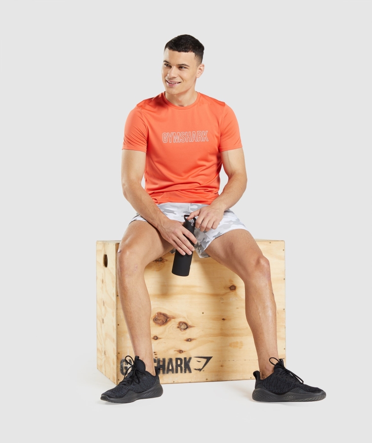 Gymshark Varış Grafik T-shirt Papaya Turuncu