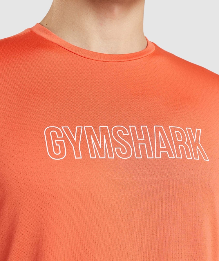 Gymshark Varış Grafik T-shirt Papaya Turuncu