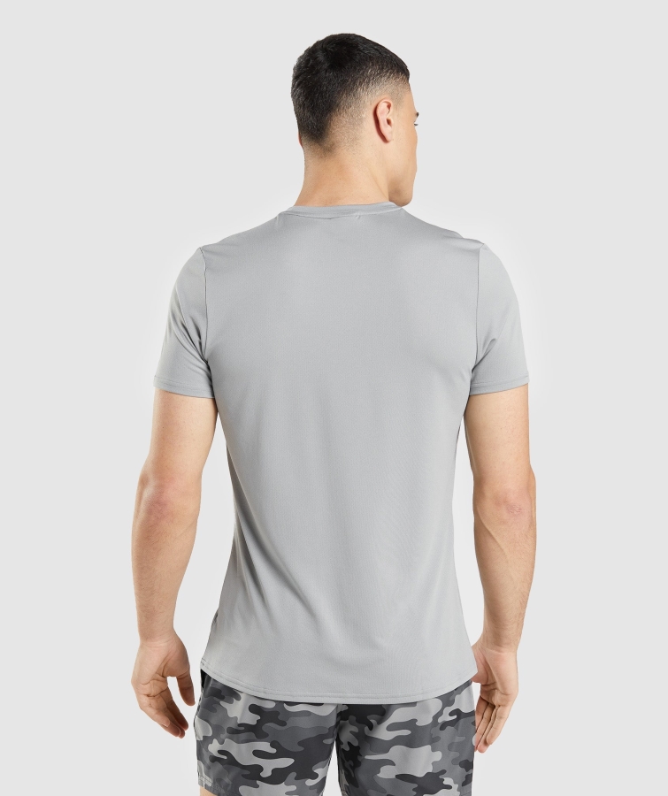 Gymshark Varış Grafik T-shirt Dumanlı Gri