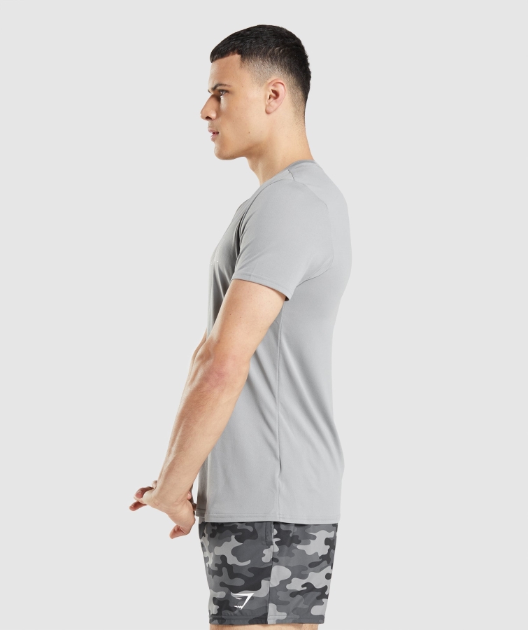 Gymshark Varış Grafik T-shirt Dumanlı Gri