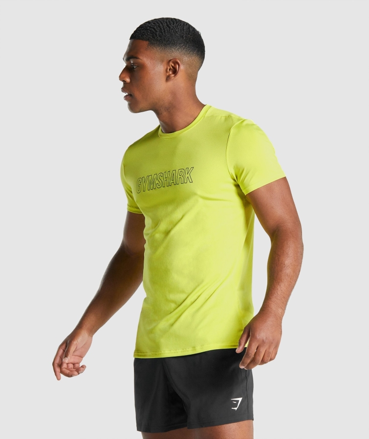 Gymshark Varış Grafik T-shirt Sarı
