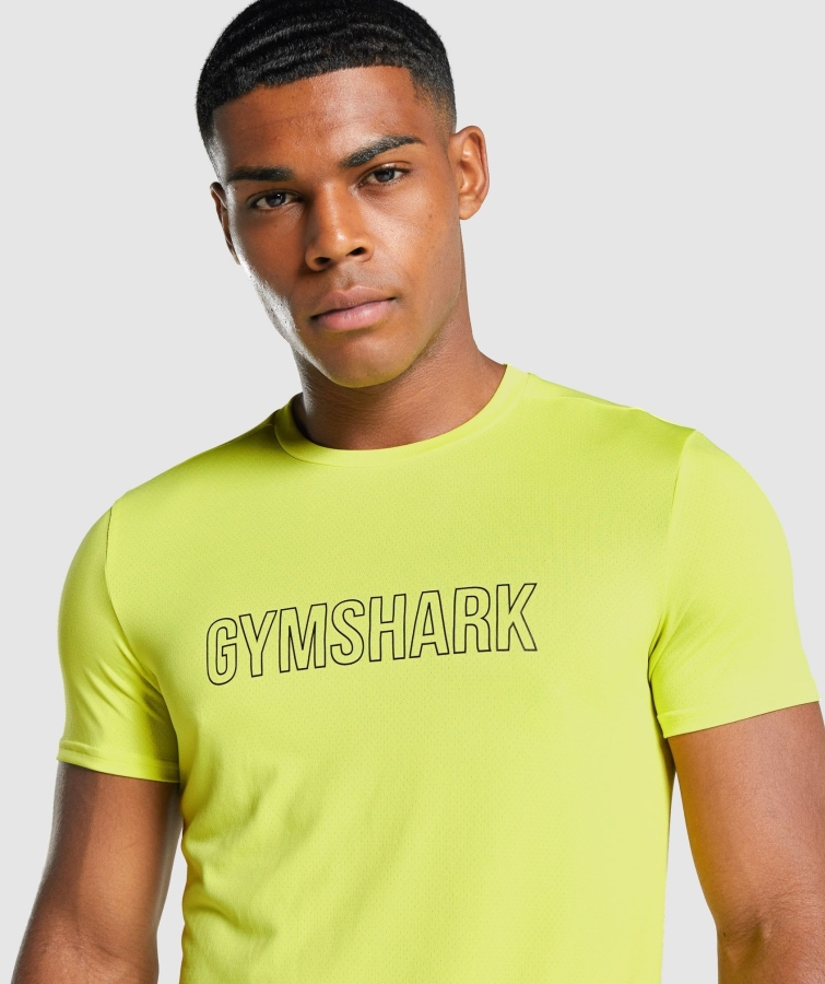 Gymshark Varış Grafik T-shirt Sarı