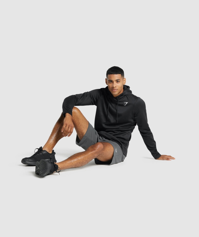 Gymshark Varış Kapşonlu Siyah