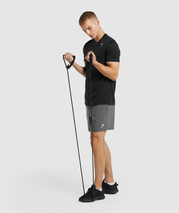 Gymshark Varış Normal Fit T-shirt Siyah