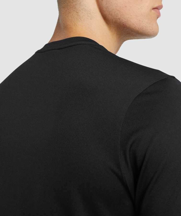 Gymshark Varış Normal Fit T-shirt Siyah