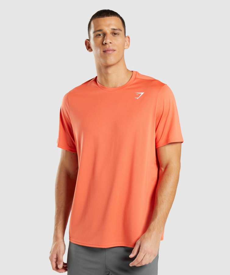 Gymshark Varış Düzenli Fit T-shirt Papaya Turuncu