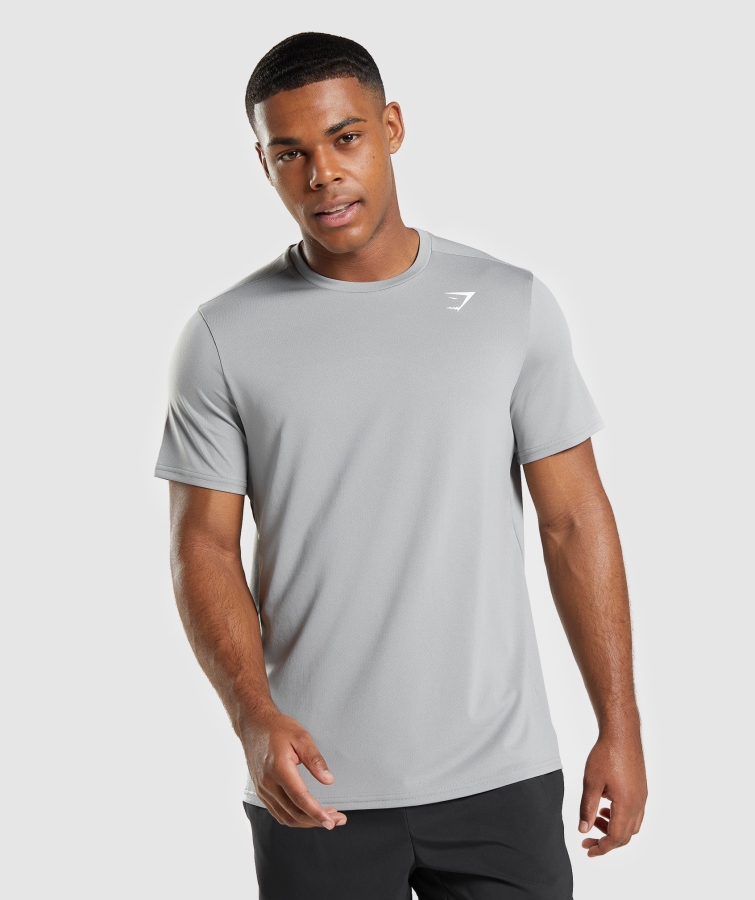 Gymshark Varış Normal Kesim T-shirt Dumanlı Gri