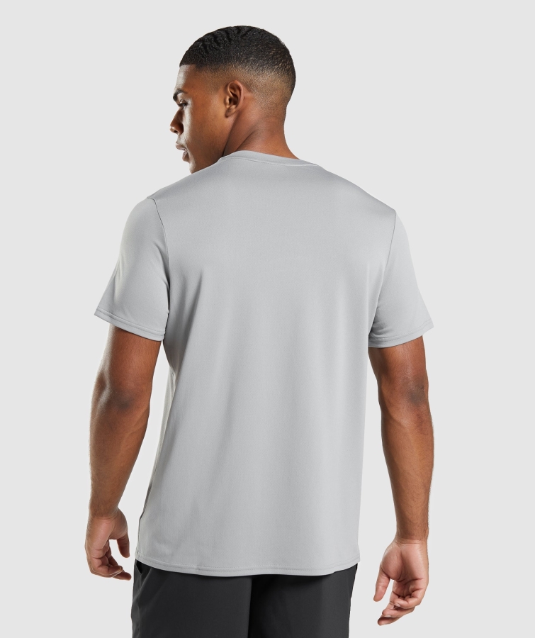 Gymshark Varış Normal Kesim T-shirt Dumanlı Gri