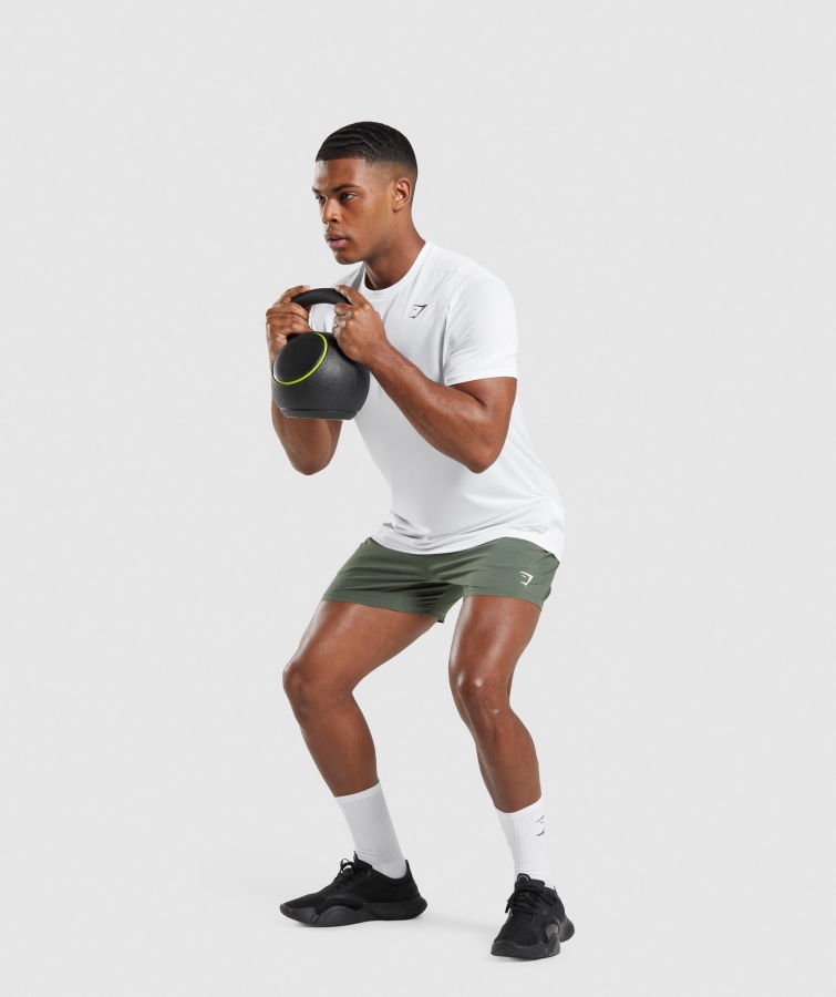 Gymshark Varış Düzenli Fit T-shirt Beyaz