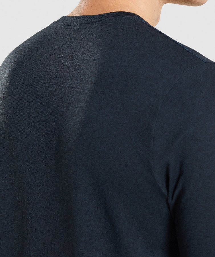 Gymshark Varış Dikişsiz T-shirt Lacivert