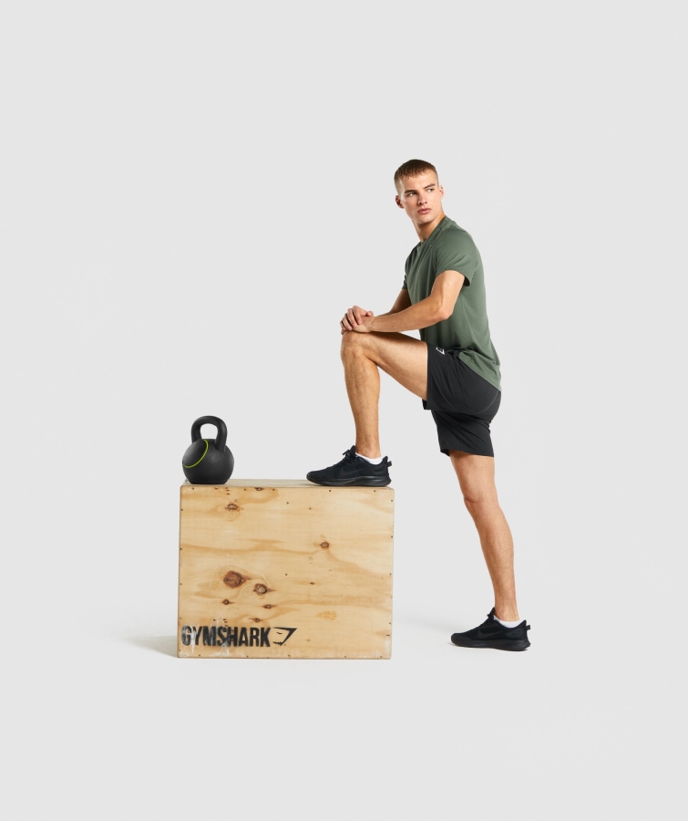 Gymshark Varış şortu Siyah