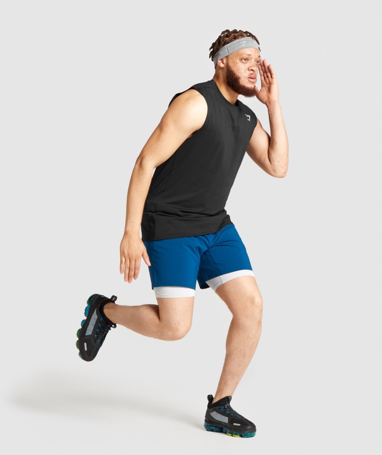 Gymshark Varış şortu Petrol Mavisi