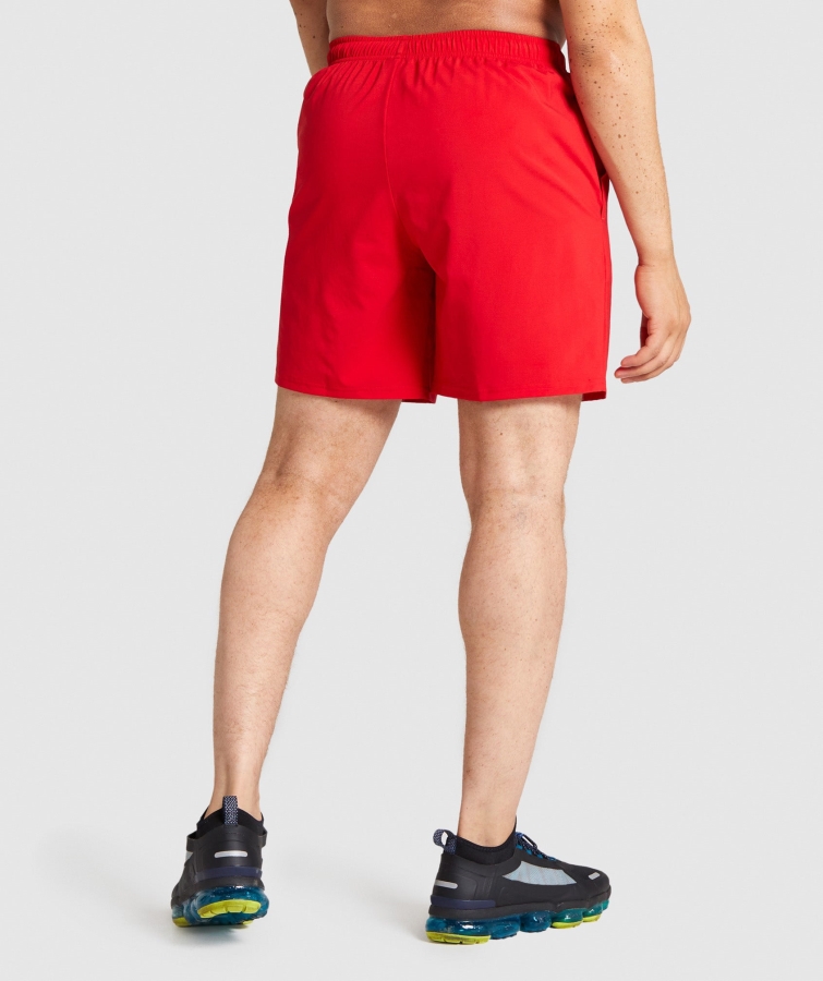 Gymshark Varış şortu Kırmızı