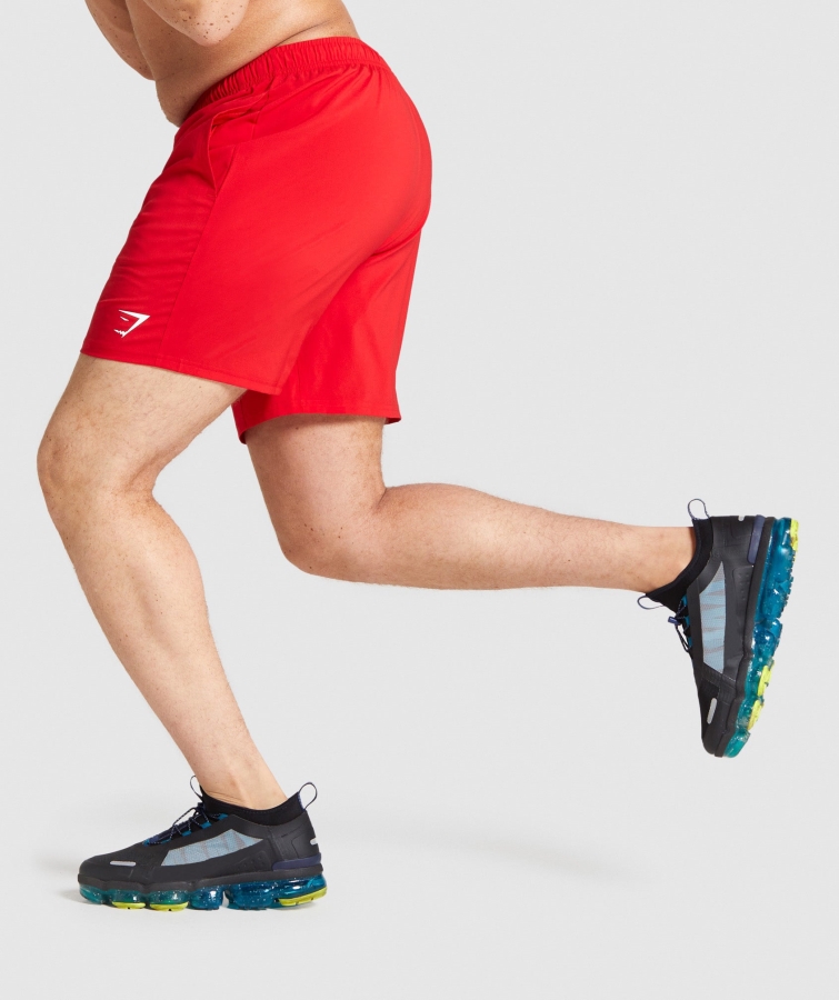 Gymshark Varış şortu Kırmızı