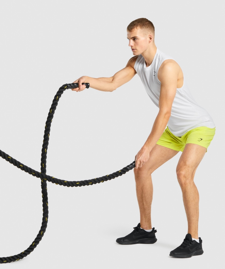 Gymshark Varış Kolsuz Tişört Beyaz