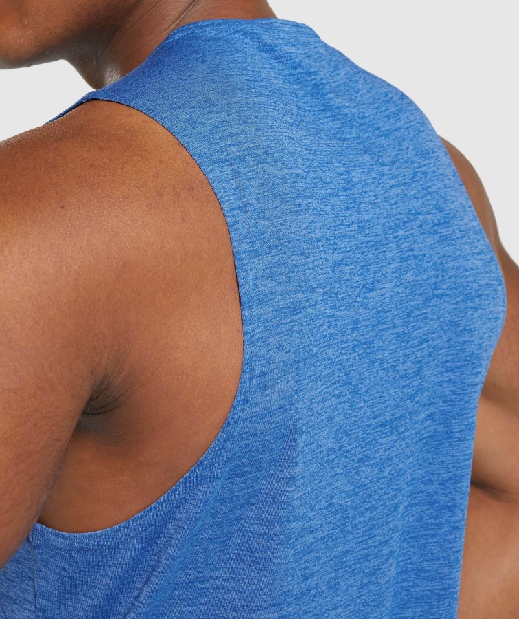 Gymshark Varış Ince Marn Tankı Mavi-cirit Mavi Marn