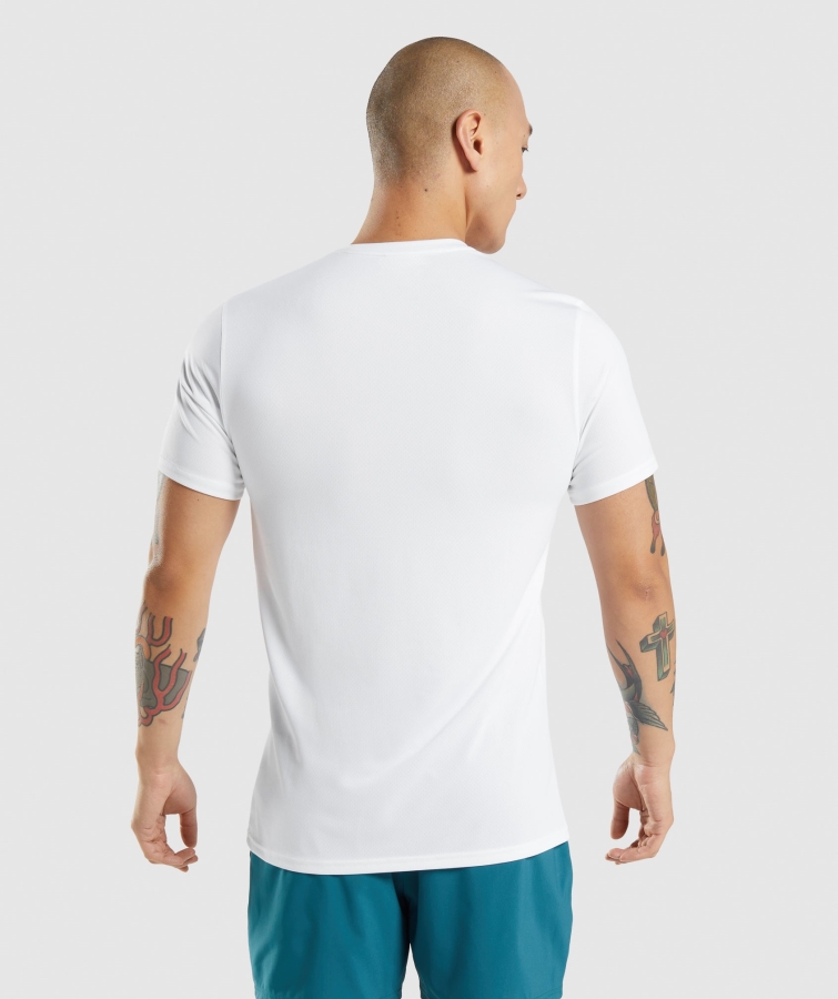 Gymshark Varış T-shirt Beyaz