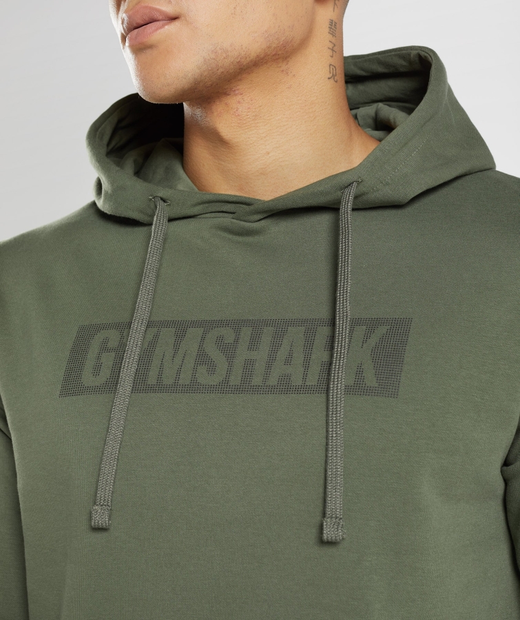Gymshark Blok Kapşonlu çekirdek Zeytin