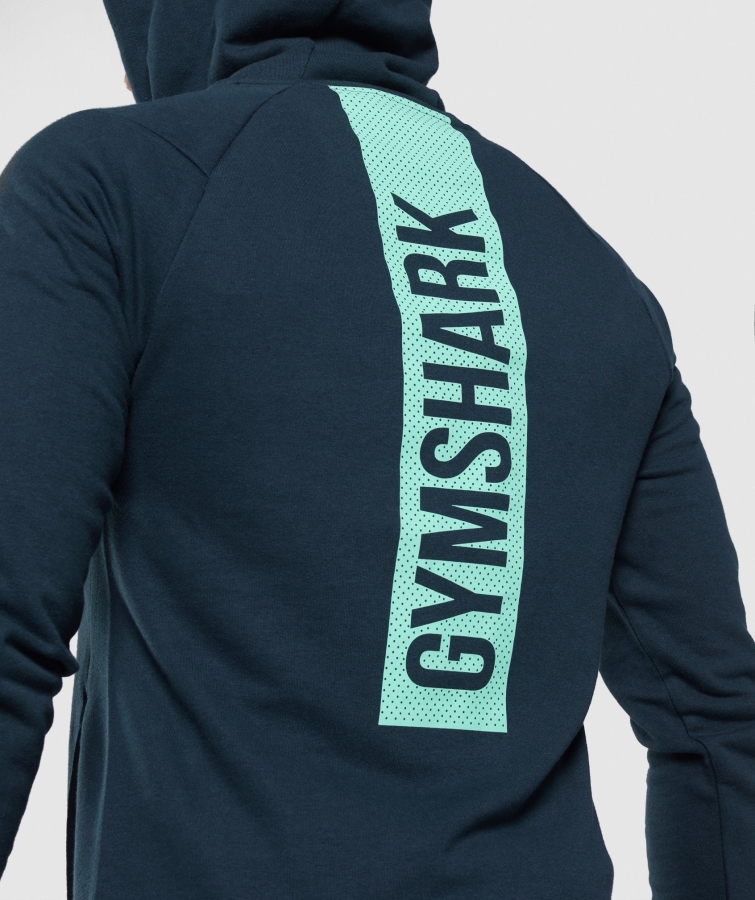 Gymshark Kalın Kapüşonlu Lacivert