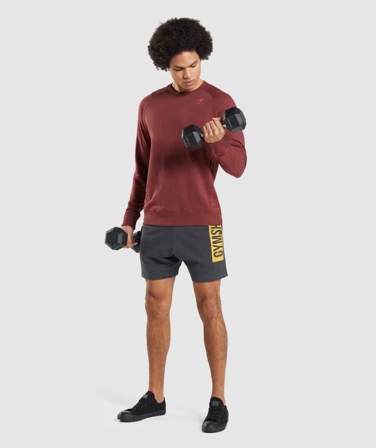 Gymshark Kalın şort Oniks Gri