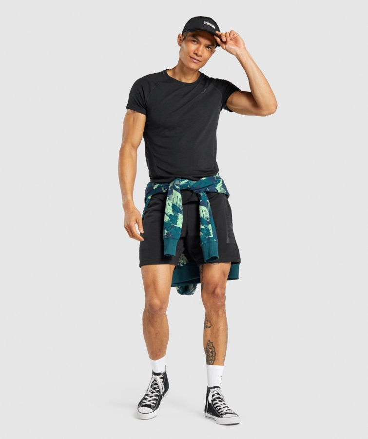 Gymshark Kalın Tişört Siyah