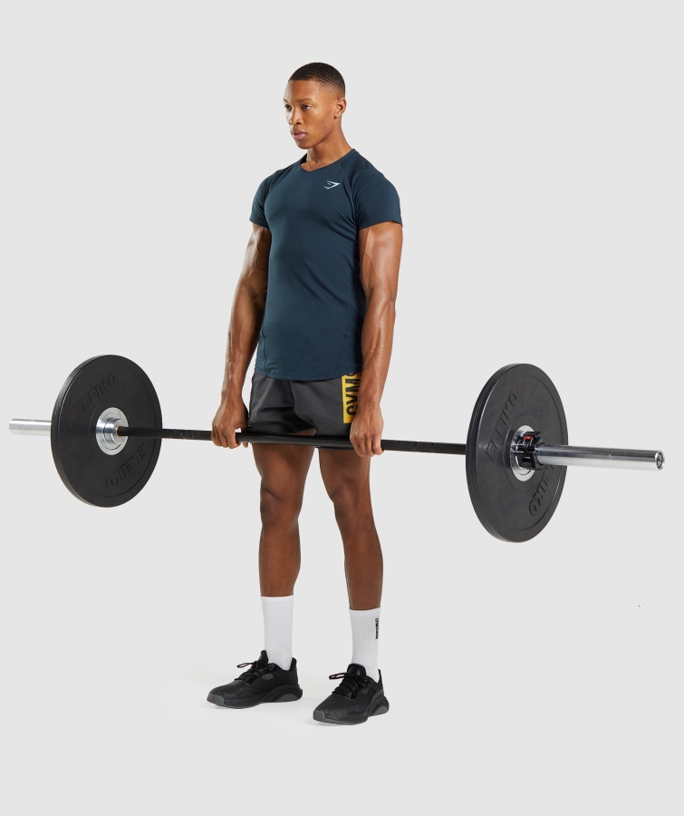 Gymshark Kalın Tişört Lacivert