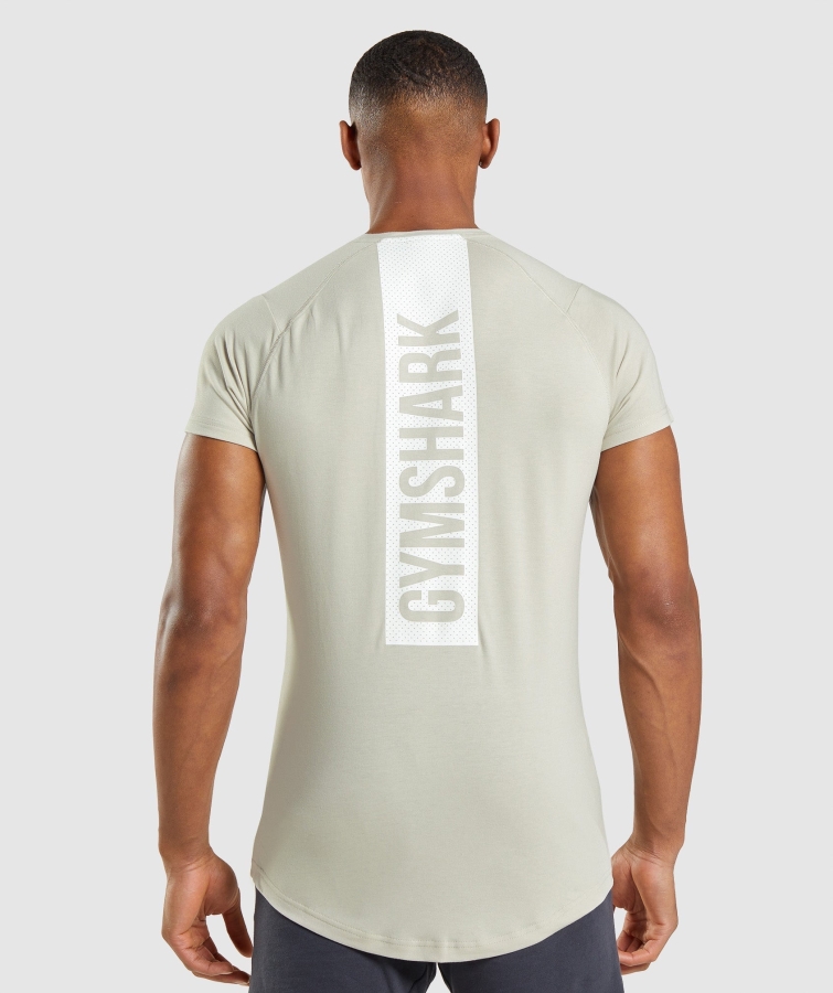 Gymshark Kalın T-shirt çakıl Grisi