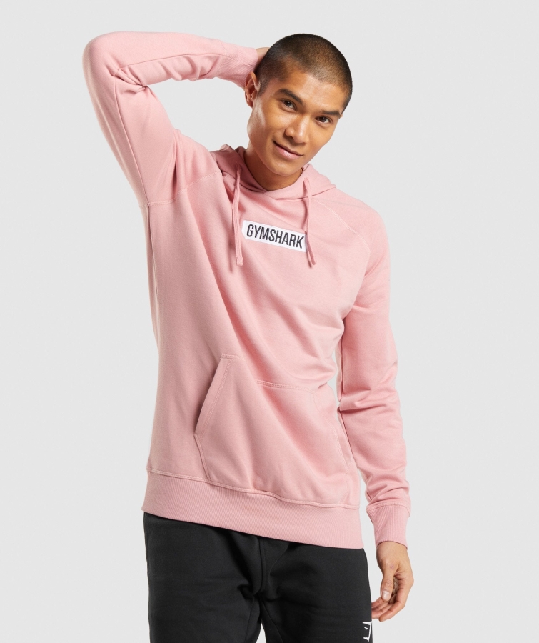 Gymshark Merkezi Kapüşonlu Pembe